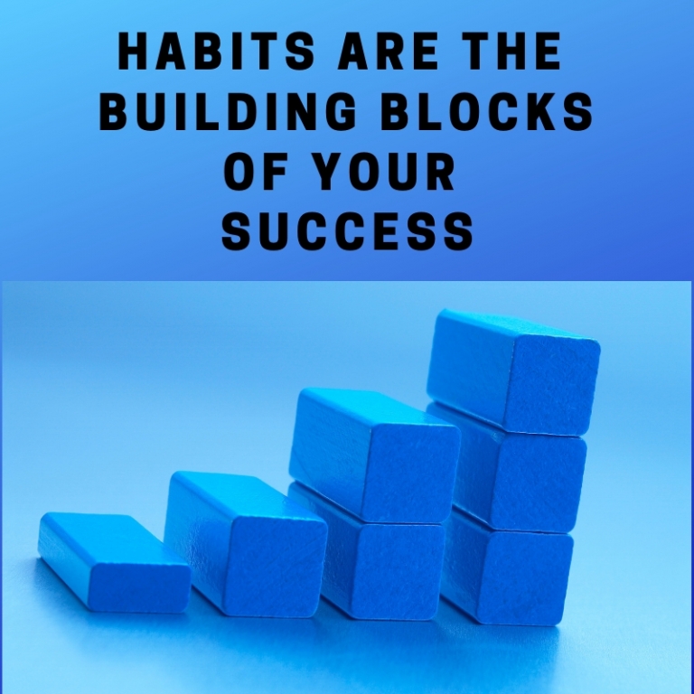 Habits are the building blocks of your success