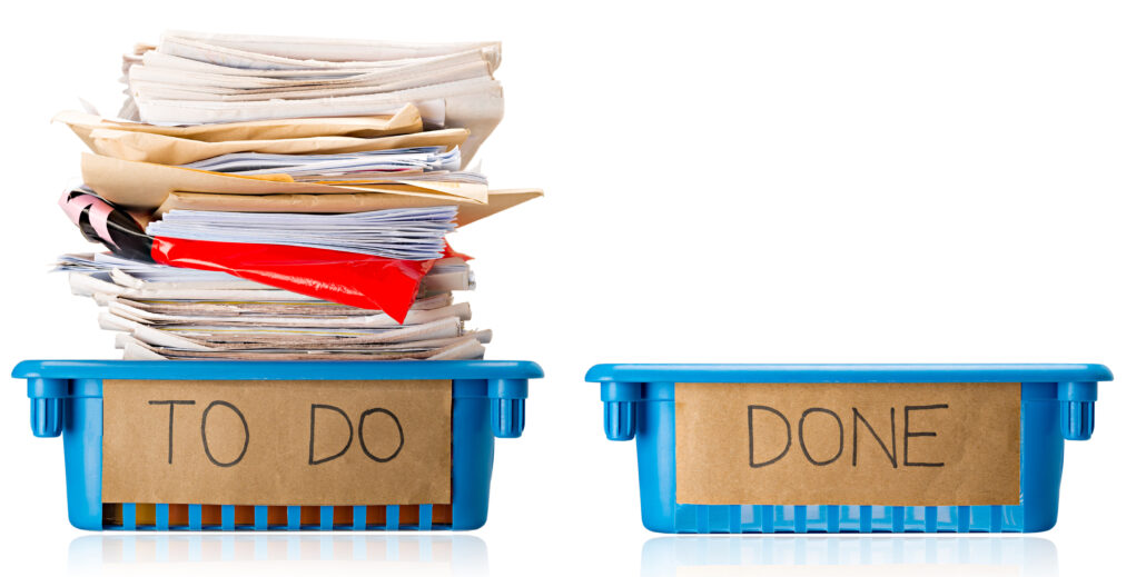 to do, overwhelm, priorities